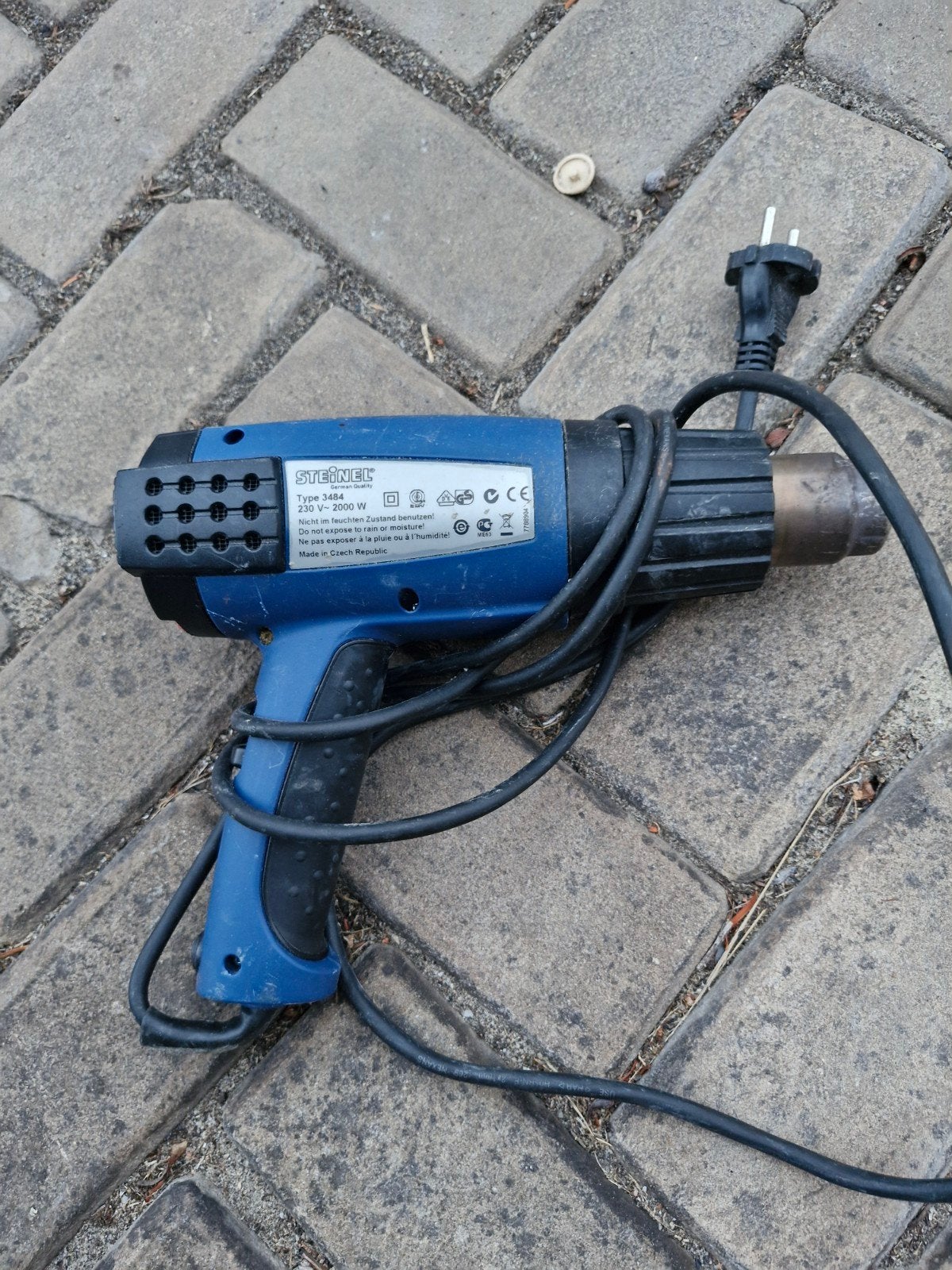 Steinel heteluchtpistool Type 3484 - 2000W, Ophalen, Gebruikt, Overige typen, Overige merken