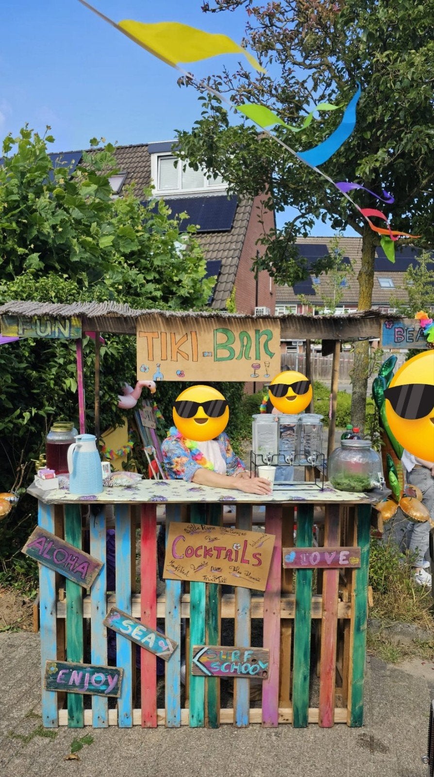 Tiki Bar / Hawaï Bar / Tropical Bar, Ophalen, Feestartikel, Overige