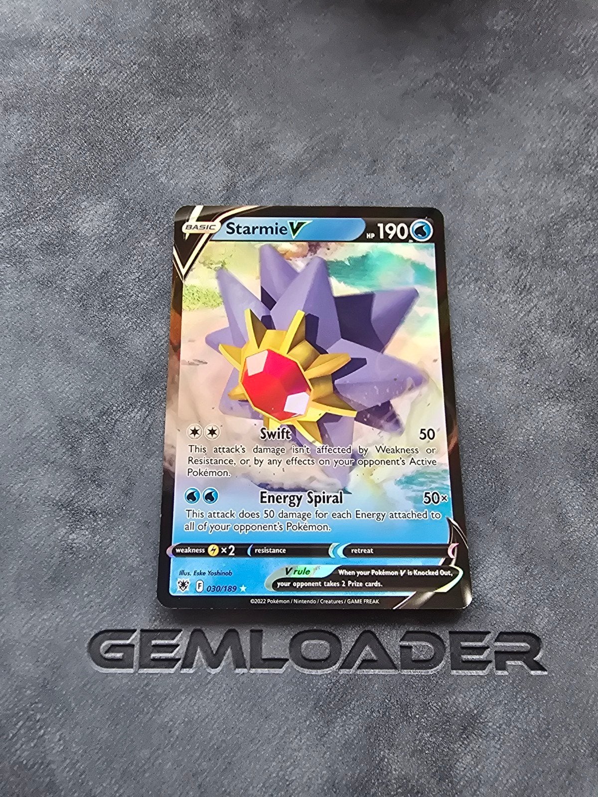 Starmie V 030/189 Astral Radiance Pokémon, Ophalen of Verzenden, Zo goed als nieuw