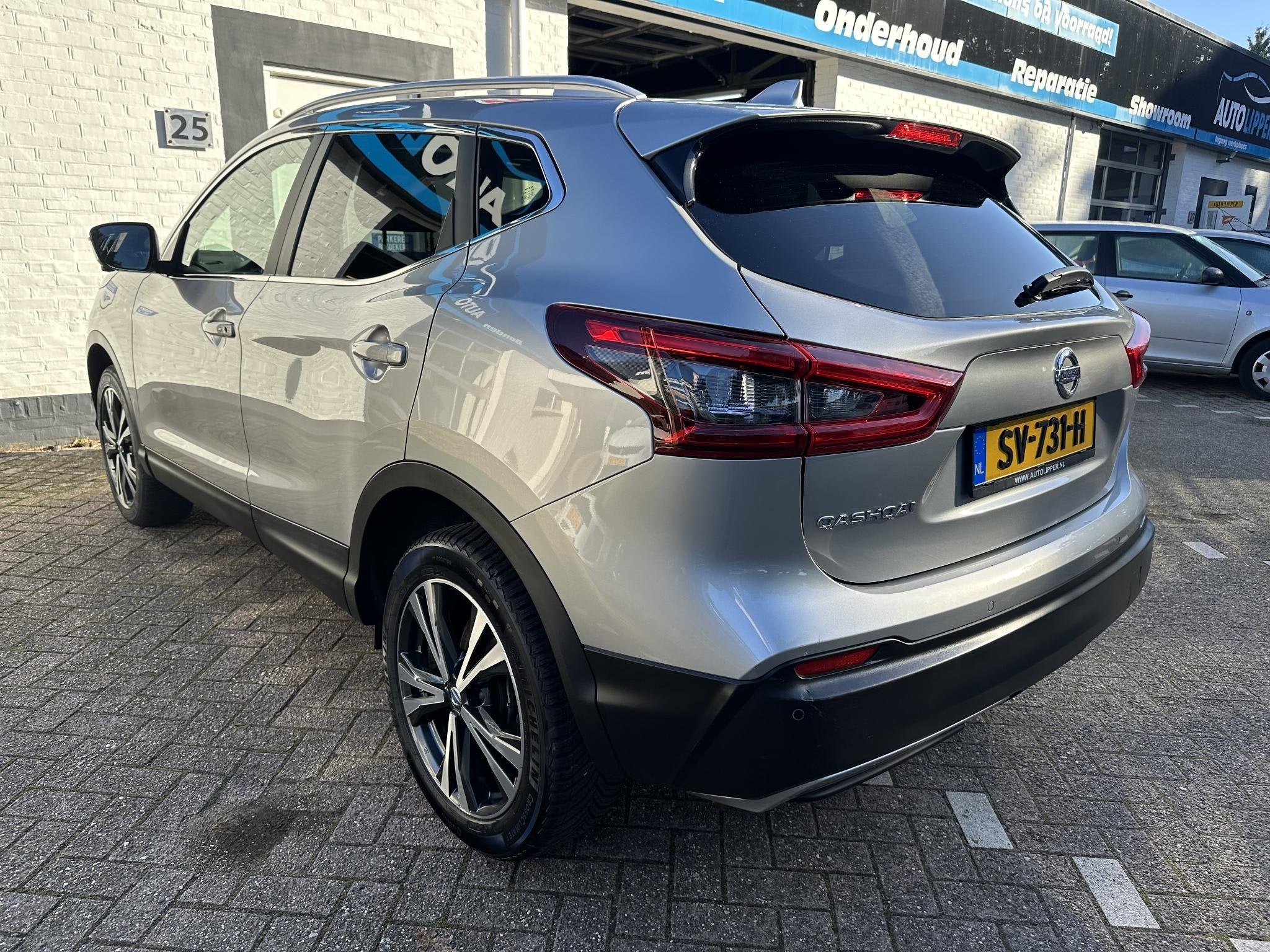 Nissan Qashqai 1.2 Tekna /nieuwe apk/CC/ camera/Lm velgen/Al, Auto's, Voorwielaandrijving, Gebruikt, Euro 6, 4 cilinders