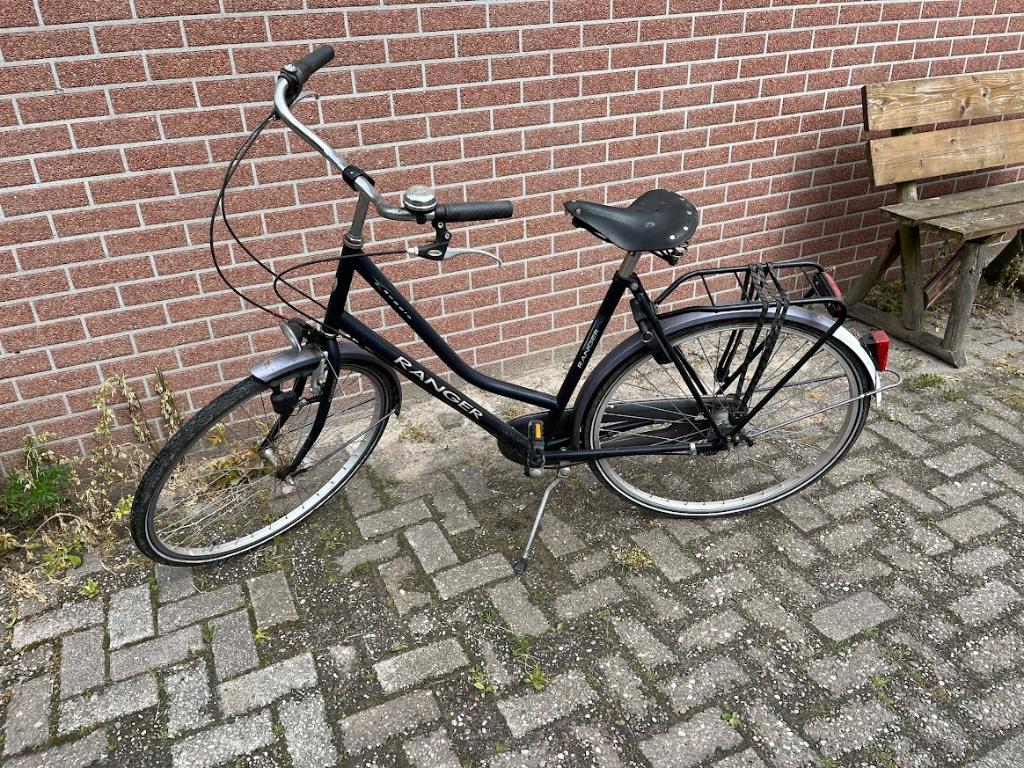 Dames fiets, Fietsen en Brommers, Fietsen | Dames | Damesfietsen, Gebruikt, Overige merken, Versnellingen, 53 tot 56 cm, Velgrem