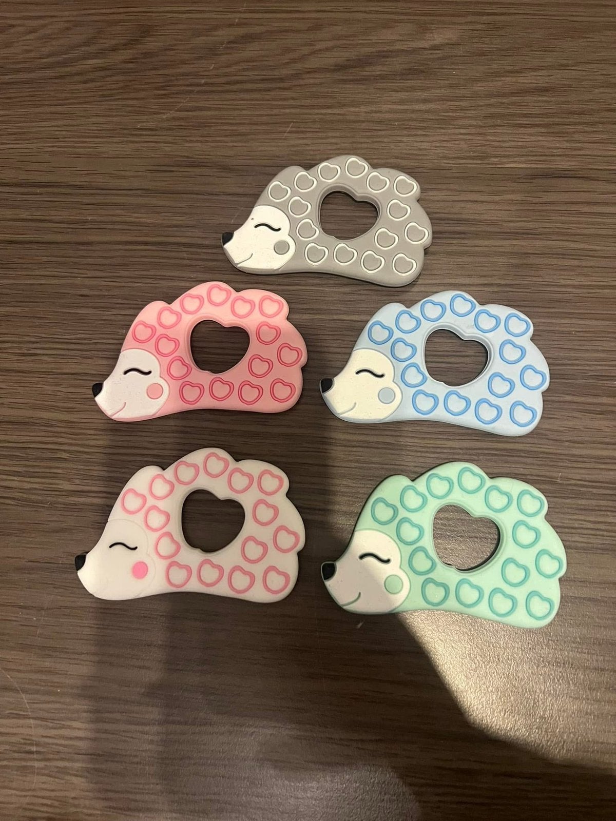 Partij  silicone bijtringen, Hobby en Vrije tijd, Kralen en Sieraden maken, Ophalen of Verzenden, Zo goed als nieuw, Kraal