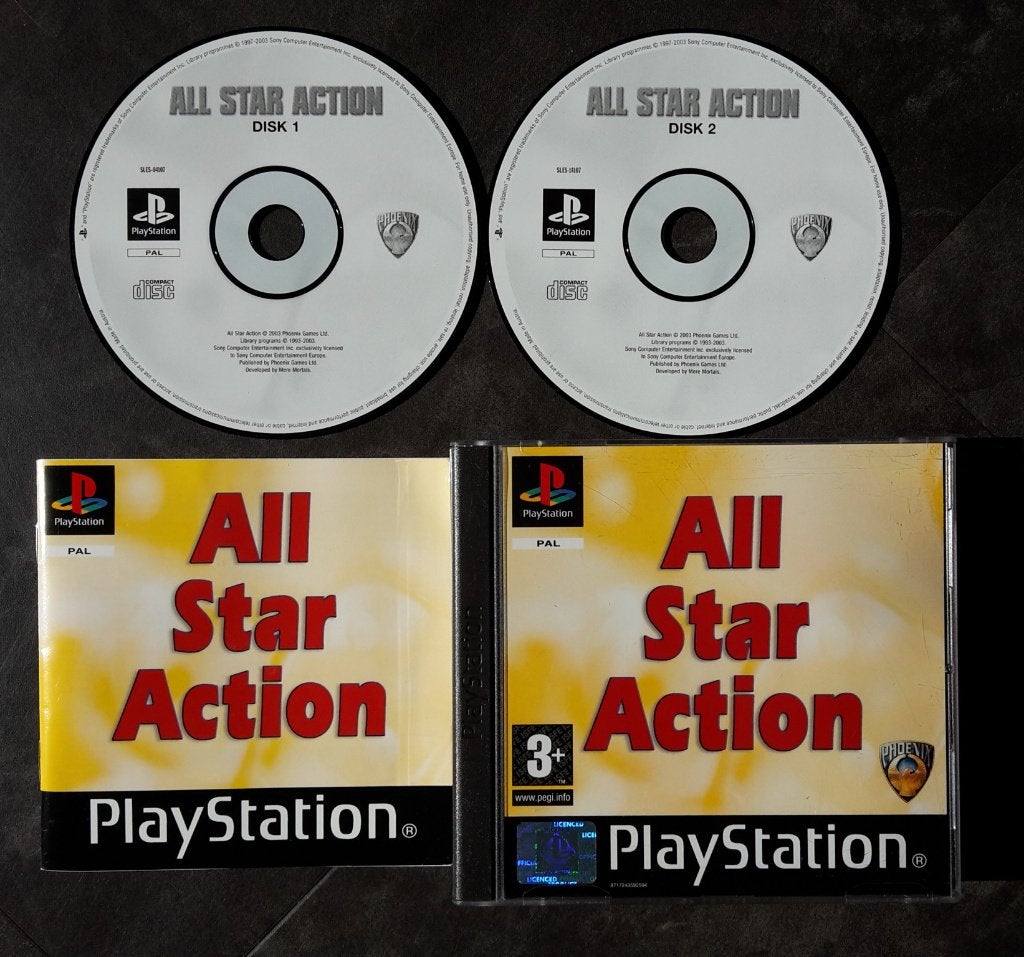 PS1 - All Star Action - PlayStation 1, 1 speler, Ophalen of Verzenden, Zo goed als nieuw, Vanaf 3 jaar