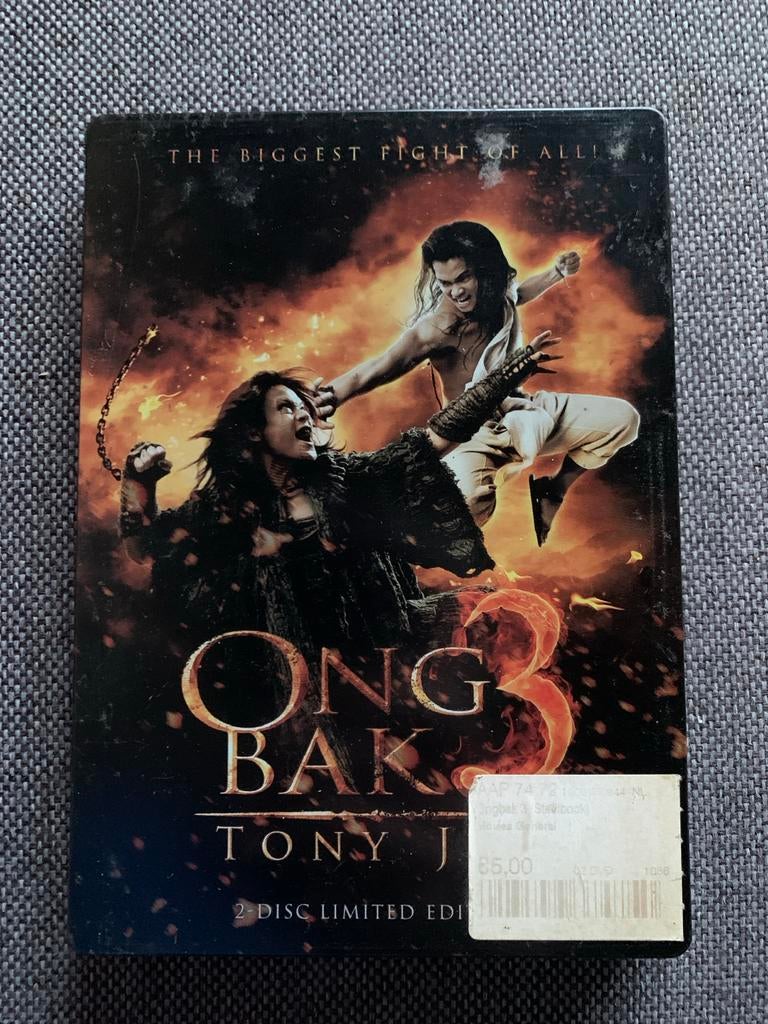 ONG BAK 3 - 2 Disc Limited Edition DVD, Vanaf 16 jaar, Ophalen of Verzenden, Zo goed als nieuw, Actiethriller