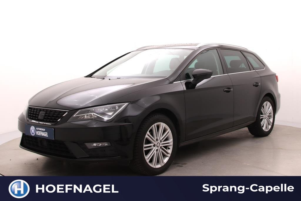 Seat Leon ST 1.4 EcoTSI Xcellence | Trekhaak | Cruise Contro, Auto's, Seat, Gebruikt, Zwart, 4 cilinders, 150 pk