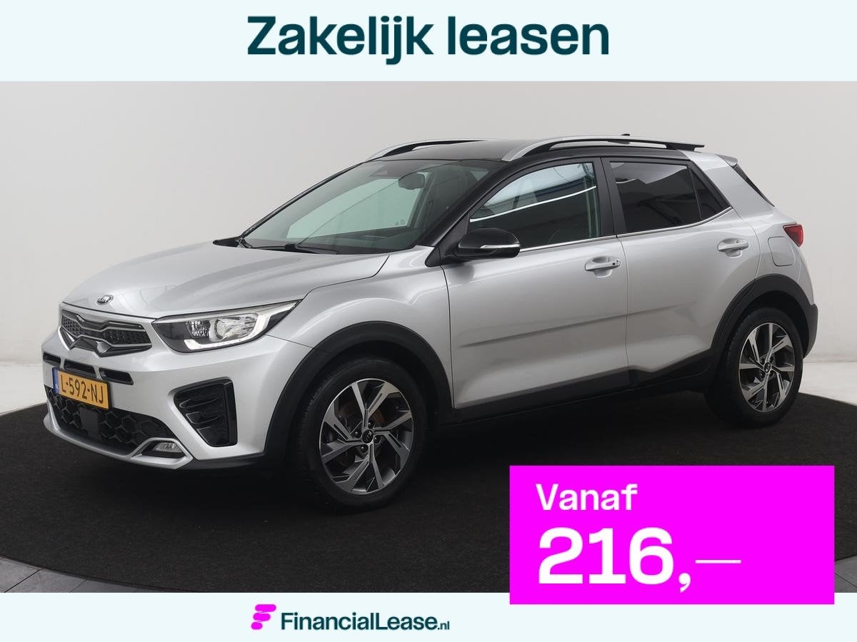 Kia Stonic 1.0 T-GDi MHEV GT-Line | Half leder | Cruise cont, Voorwielaandrijving, Gebruikt, Euro 6, Leder en Stof
