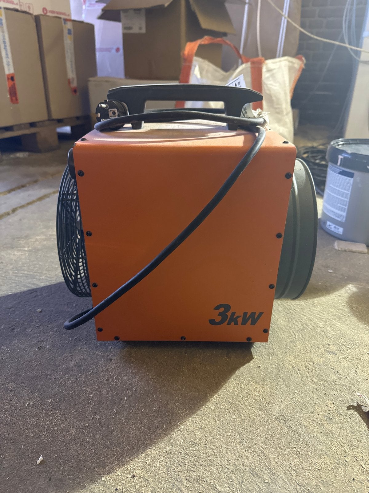 Eurom Heat-Duct-Pro 3kW elektrische kachel, Ophalen of Verzenden, Gebruikt, 800 watt of meer, Kachel
