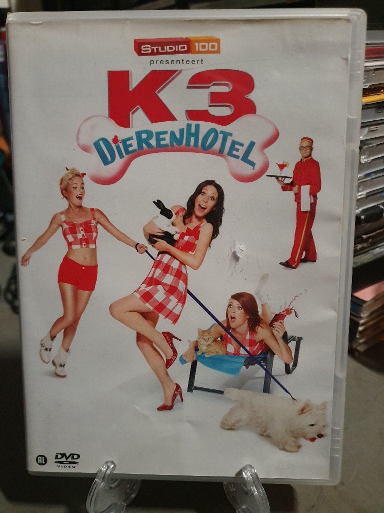 K3 - Dierenhotel (DVD), Cd's en Dvd's, Dvd's | Kinderen en Jeugd, Alle leeftijden, Ophalen, Zo goed als nieuw