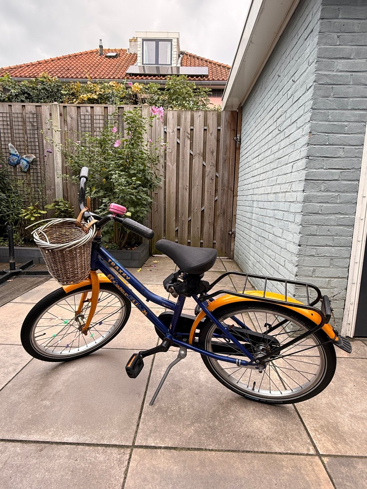 Traxxy kinderfiets 20 inch met mandje en bagagedrager
