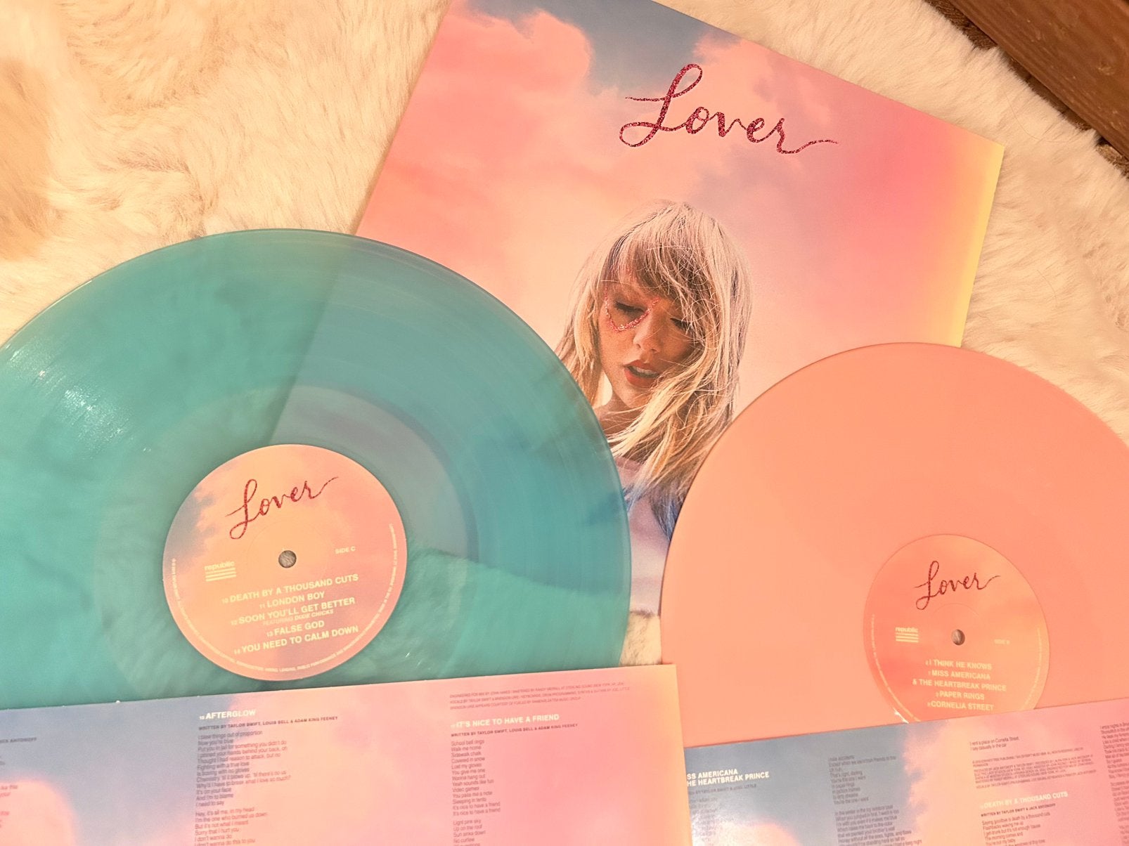 Taylor Swift Lover Vinyl Plaat (gekleurd), Ophalen, Zo goed als nieuw