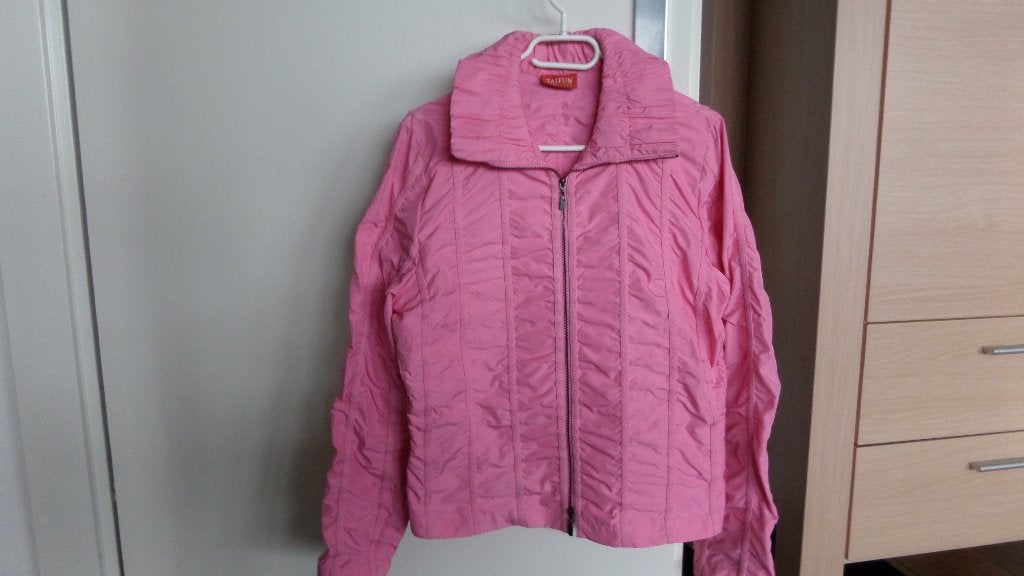 licht rose zomerjasje met rits mt 38 merk Taifun collection, Maat 38/40 (M), Ophalen of Verzenden, Zo goed als nieuw, Taifun
