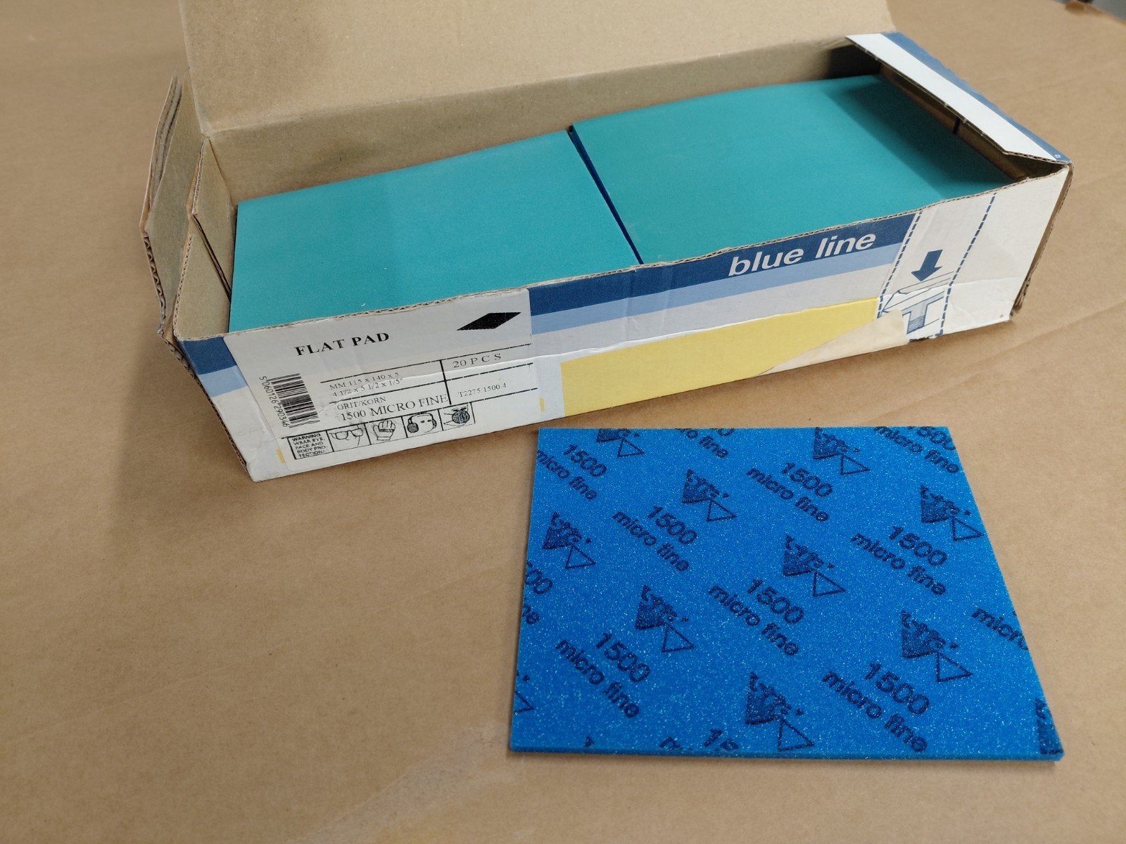 SIA schuurpapier P1500 - 19 pads, Ophalen of Verzenden, Nieuw