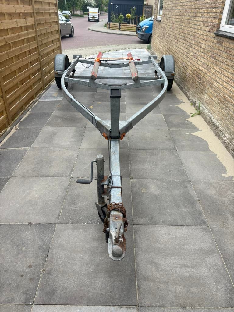 Amerikaanse boot trailer, Watersport en Boten, Boottrailers, Ophalen, Minder dan 1500 kg, Gebruikt, Overige typen