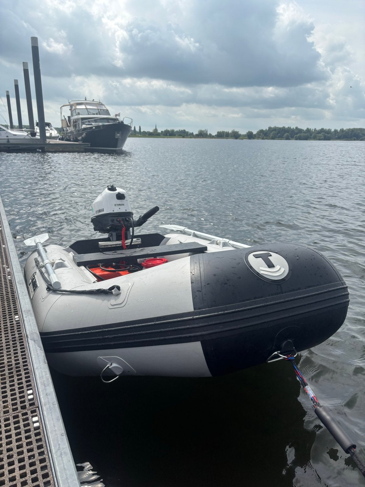 talamex rubberboot 230 met een yamaha 4pk 4 takt motor, Ophalen of Verzenden, Gebruikt, Overige typen