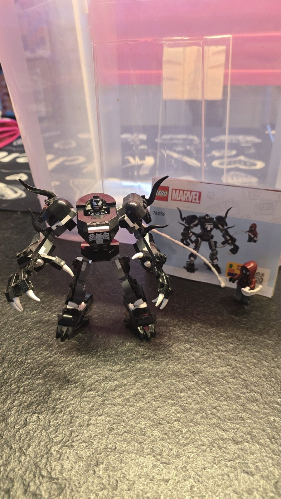 LEGO Marvel Venom Mech vs. Miles Morales (76276), Ophalen of Verzenden, Zo goed als nieuw