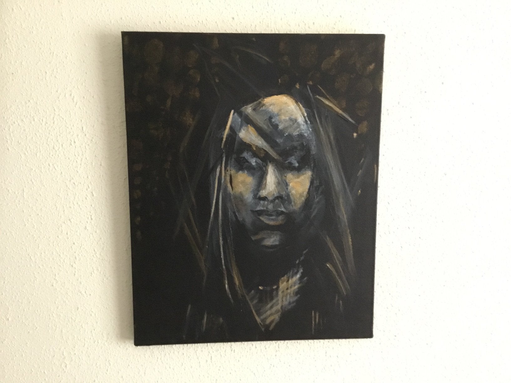 Olieverfschilderij op doek, Ophalen
