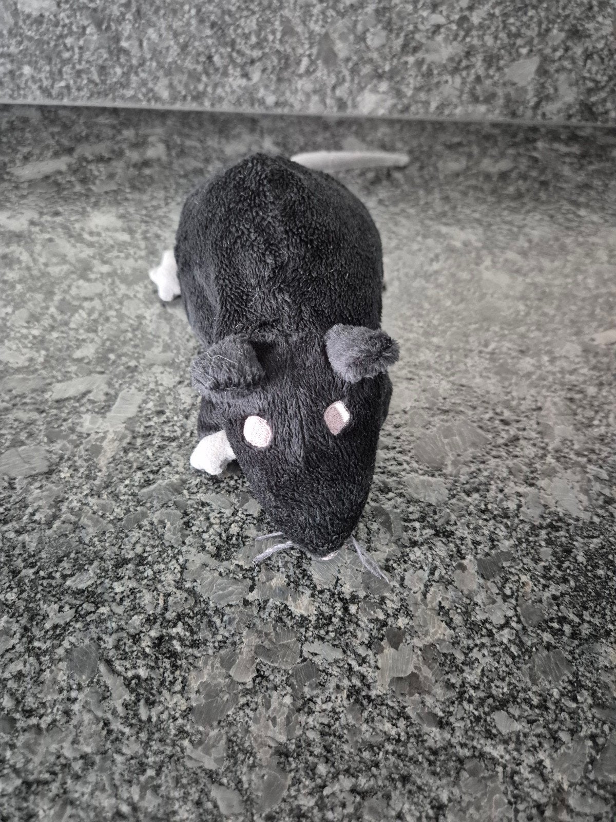 IKEA  - Knuffel Rat zwart, Kinderen en Baby's, Ophalen of Verzenden, Zo goed als nieuw, Overige typen