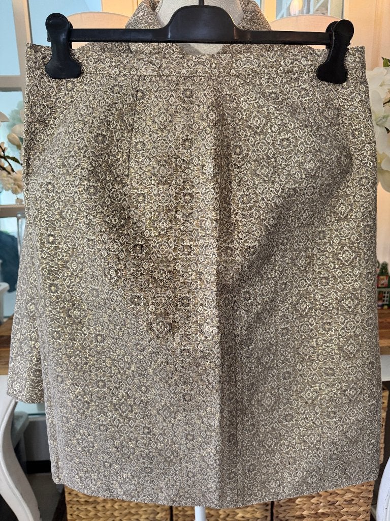 Chique, Gold-Beige rok Max Mara Weekend, 40/M, ZGAN., Kleding | Dames, Maat 38/40 (M), Verzenden, Beige, Zo goed als nieuw