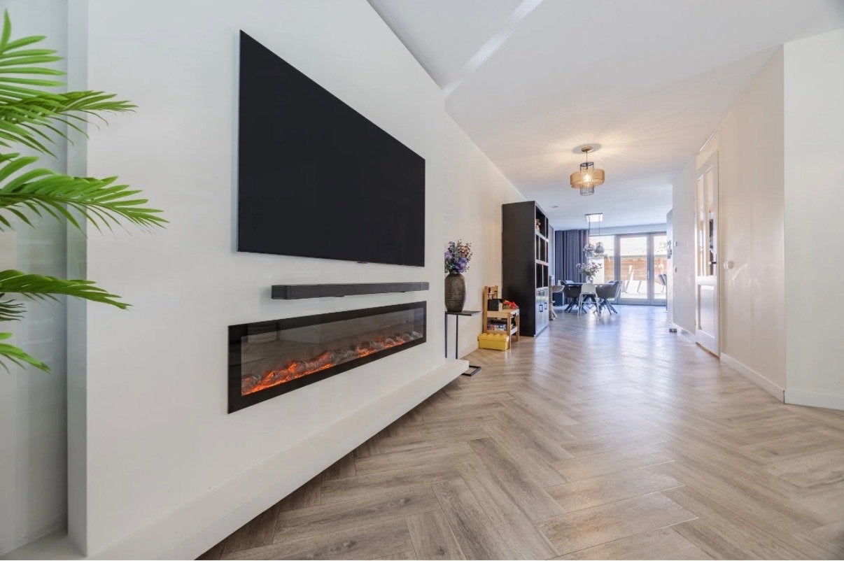 Elektrische inbouwhaard / sfeerhaard voor cinewall, Huis en Inrichting, Ophalen, Zo goed als nieuw, Inbouwhaard, Elektrische haard