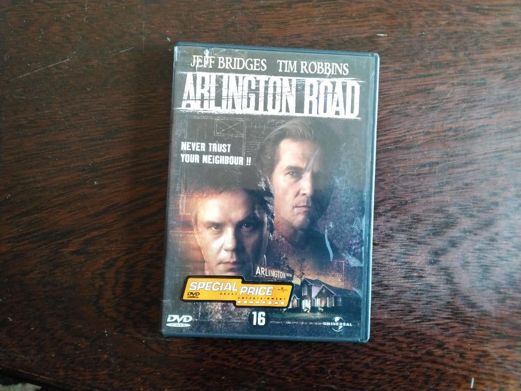 Arlington road, origineel, Vanaf 16 jaar, Ophalen of Verzenden, Zo goed als nieuw, Actiethriller
