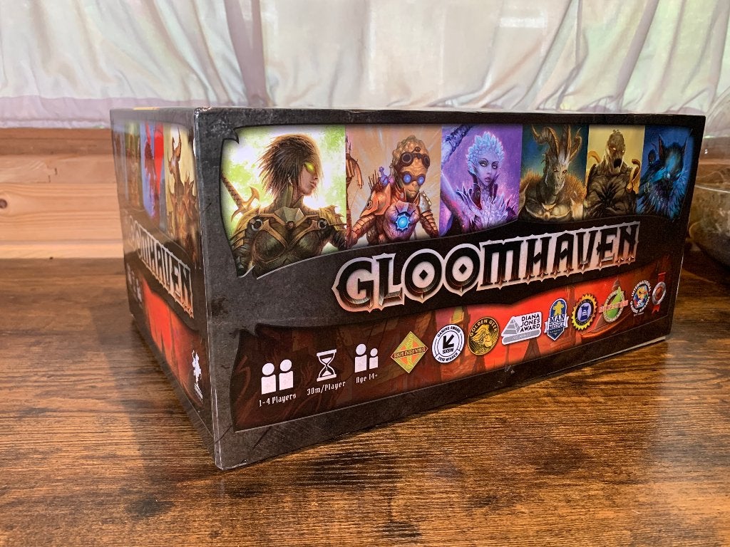 Gloomhaven board game — barely played, with organizer insert, Ophalen, Zo goed als nieuw