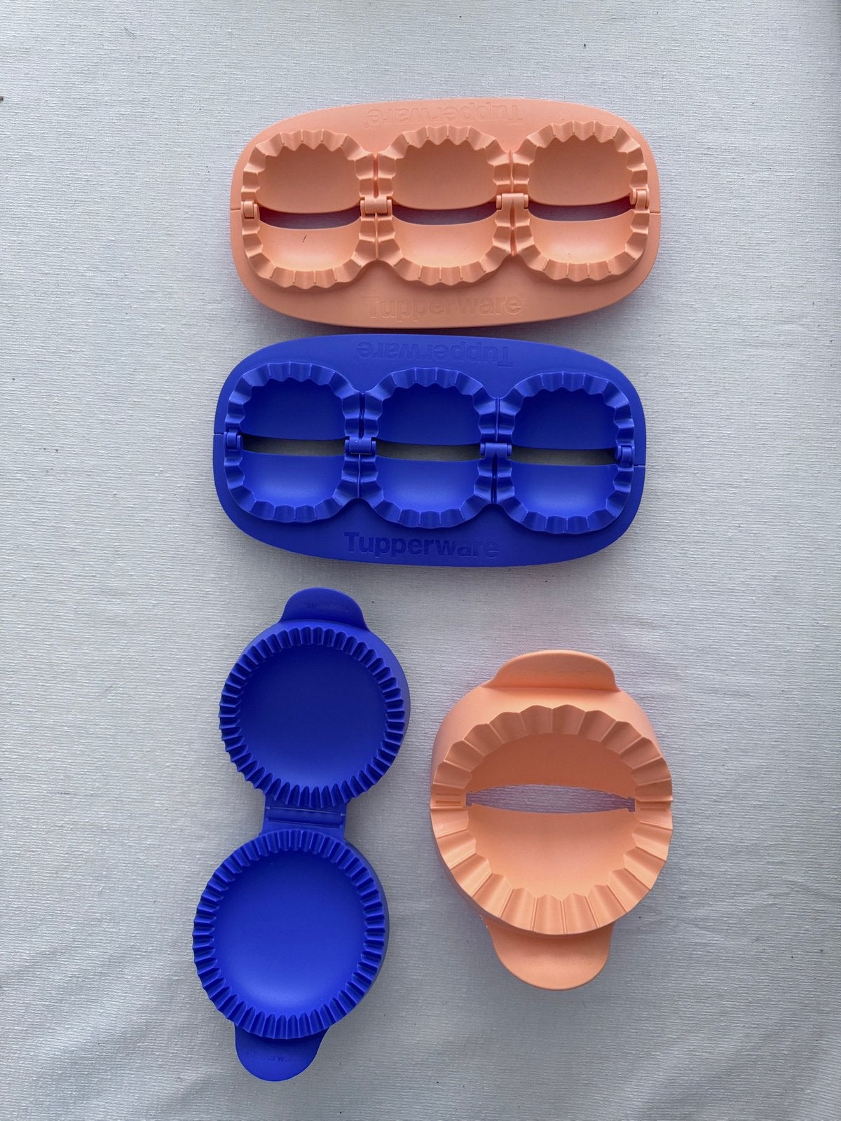 Prachtige 4-delige Tupperware Deegvormen Set, Ophalen of Verzenden
