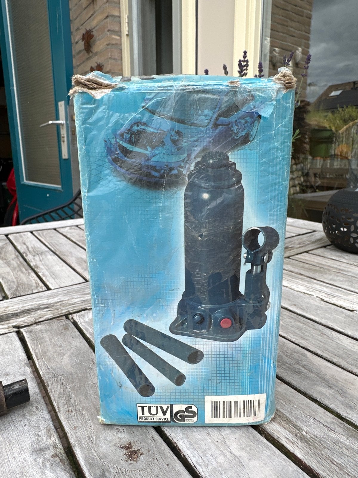 Hydraulische krik 3000 kg met veiligheidsventiel, Ophalen of Verzenden, Gebruikt, Hydraulisch, Potkrik