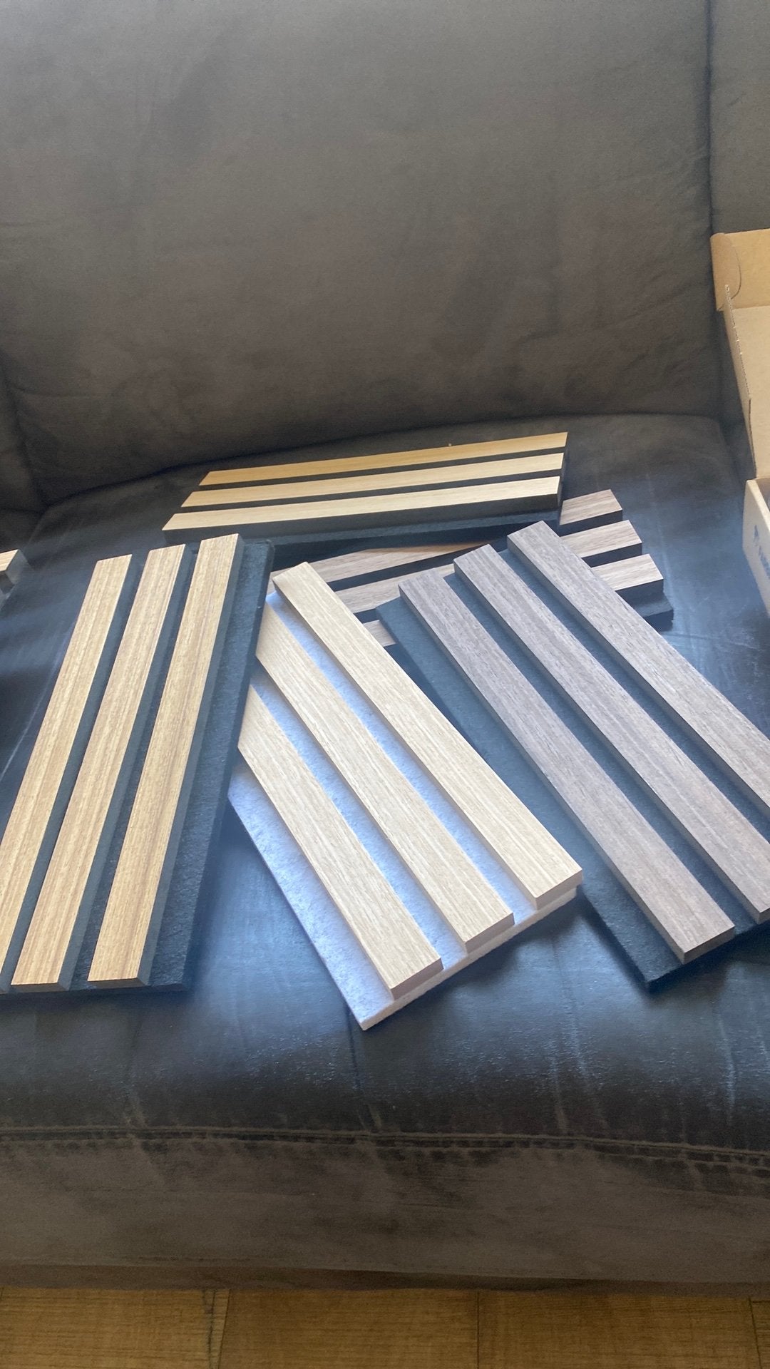 Samples van akustore voor houten panelen, Ophalen, Zo goed als nieuw