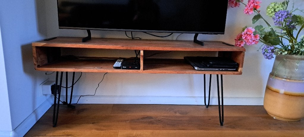 TV-Meubel, Huis en Inrichting, Kasten | Televisiemeubels, Ophalen, 100 tot 150 cm, Zo goed als nieuw, Minder dan 100 cm