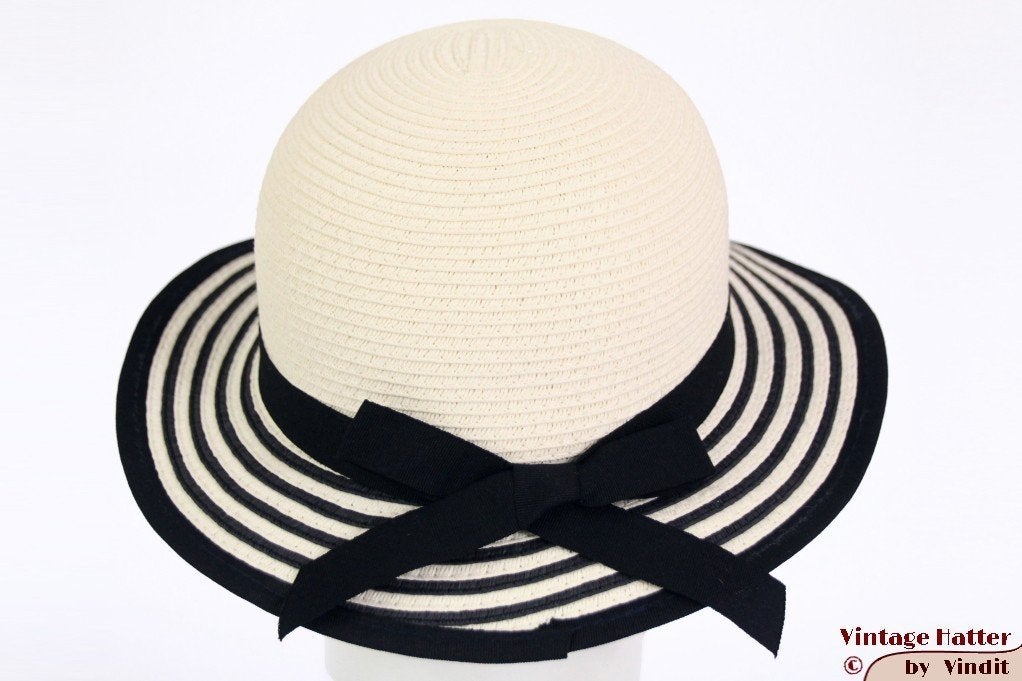 Meisjes zomerhoed wit en blauw 52 en 56 nieuw, Kinderen en Baby's, Meisje, Hoed, Nieuw, Ophalen of Verzenden