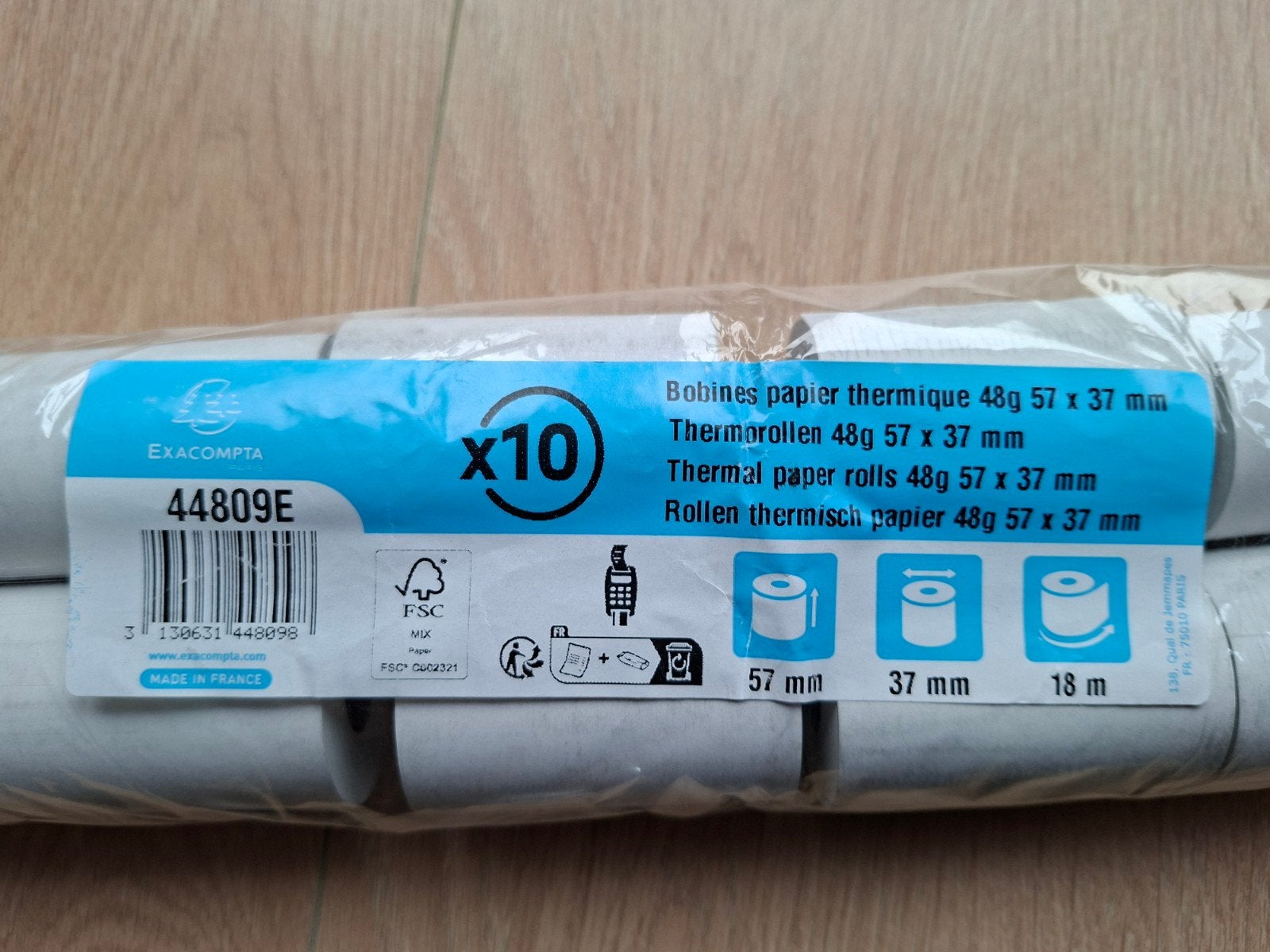 Thermorollen 57x37mm, 18m lang (per 10 rollen) Bon thermisch, Diversen, Ophalen of Verzenden