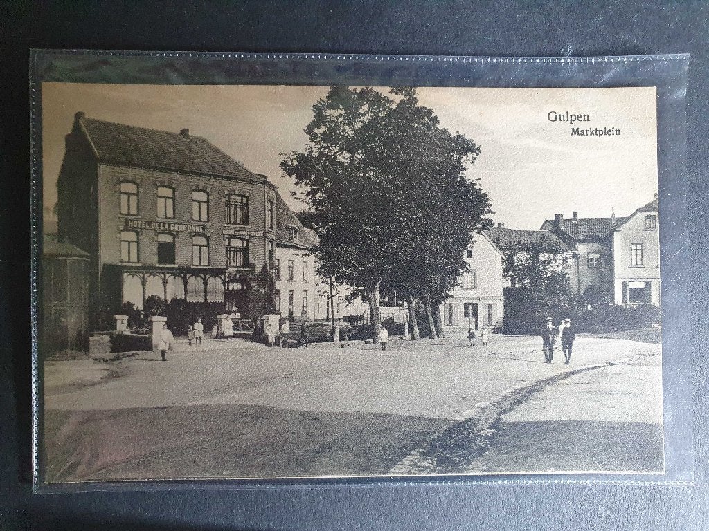 ansicht GULPEN marktplein PRACHTKAART, Ophalen of Verzenden, Voor 1920, Limburg