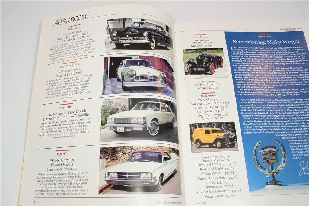 Vintage Automobile Tijdschrift 2000 — Cadillac Seville, Ophalen of Verzenden, Gelezen, Overige merken