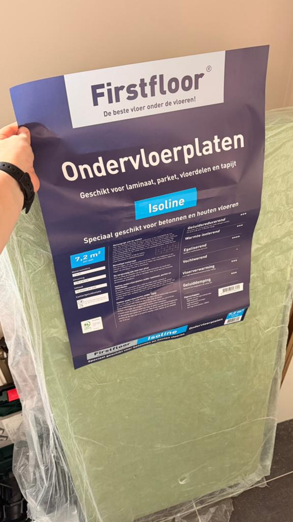 Ondervloer gratis ophalen, Ophalen, Overige materialen, 30 cm of meer, 50 tot 150 cm
