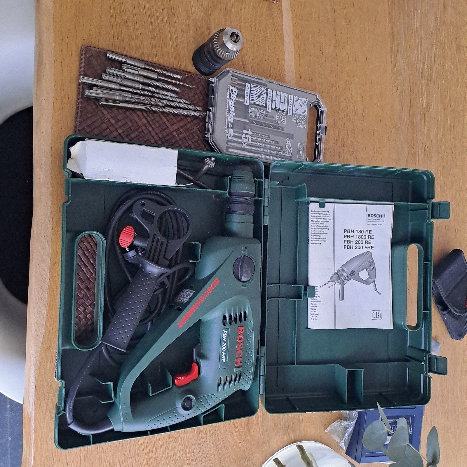 boormachine SDS plus en gewoon + boren, Ophalen, Boormachine