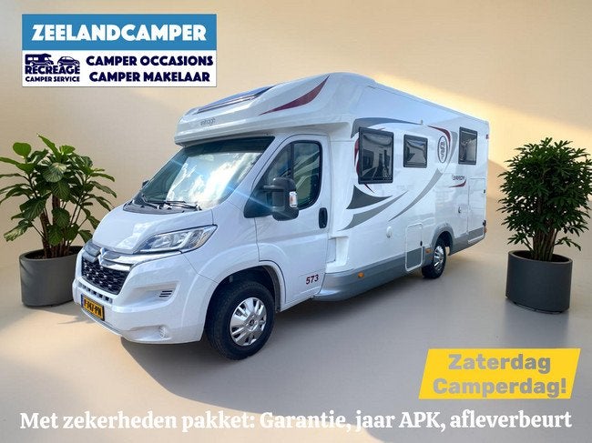 Elnagh BARON 573 (bj 2022), Caravans en Kamperen, Overige merken, 7 tot 8 meter, Bedrijf, Half-integraal