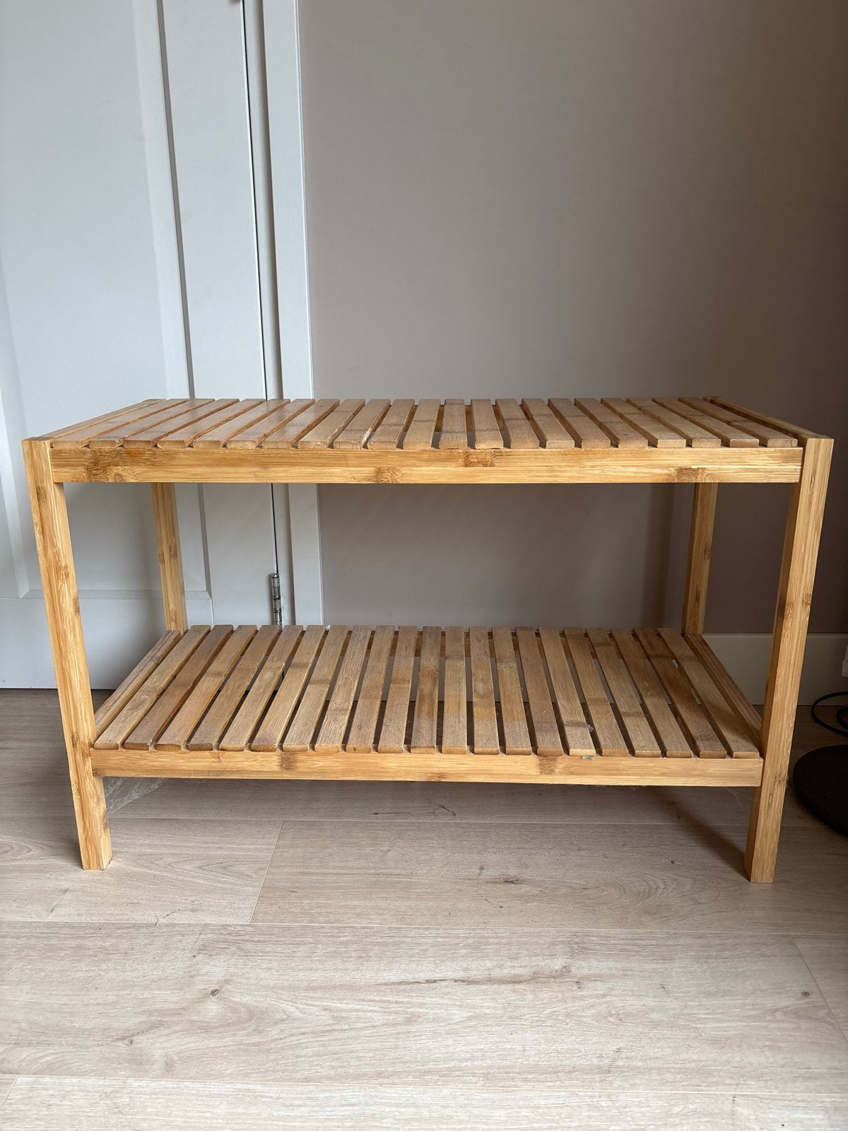 Livarno bamboe rek - 50x79x37 cm, Huis en Inrichting, Ophalen, Gebruikt