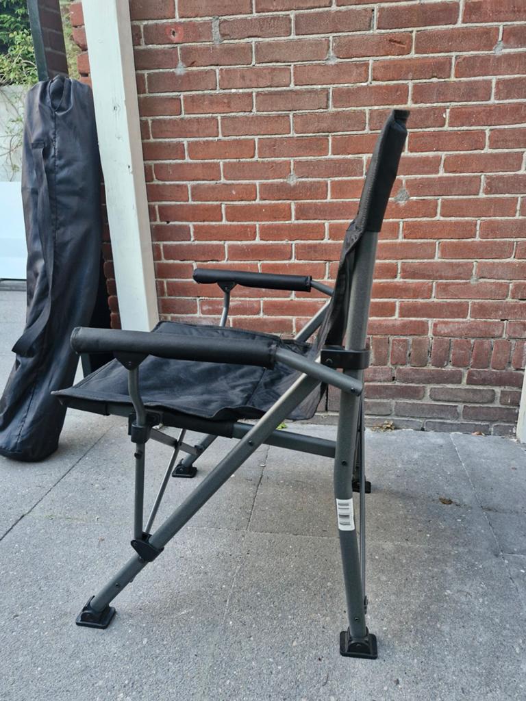 2 nagenoeg nieuwe opvouwbare camping stoelen, Ophalen, Zo goed als nieuw, Campingstoel