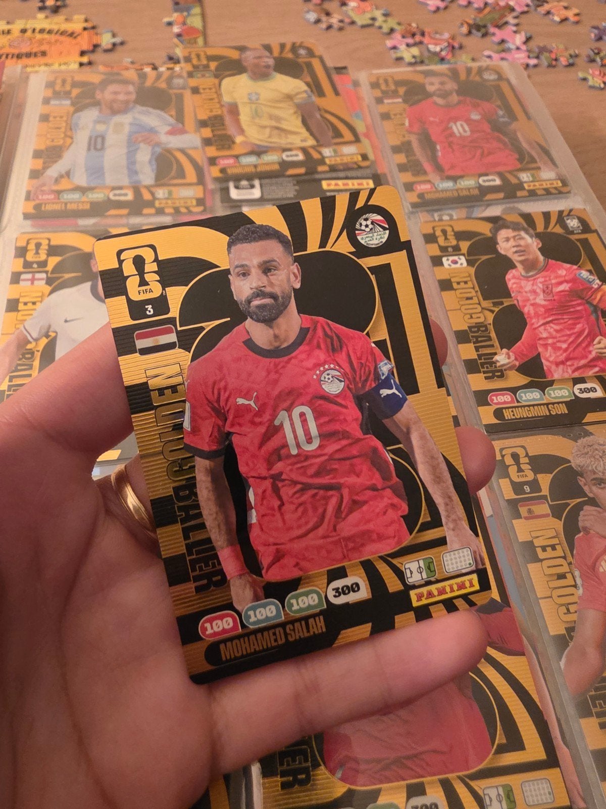 Panini FIFA Golden Baller Mohamed Salah Voetbalkaart, Ophalen of Verzenden, Zo goed als nieuw, Buitenlandse clubs, Spelerskaart