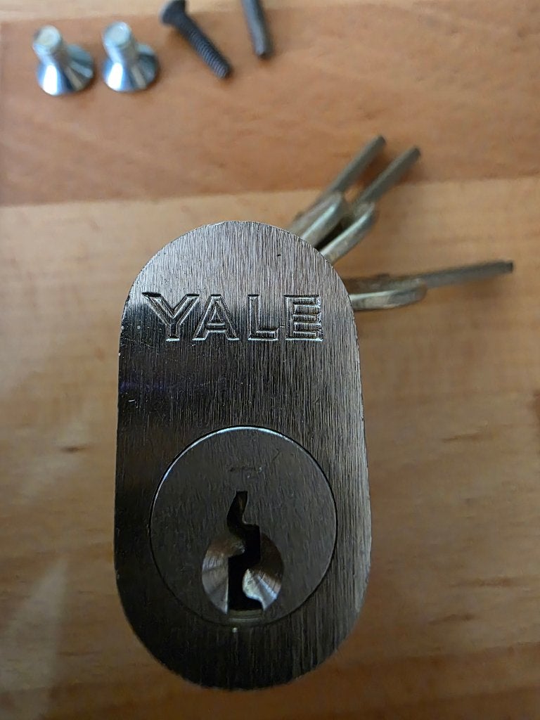 Yale cilinderslot, Ophalen of Verzenden, Nieuw, Rvs, Slot