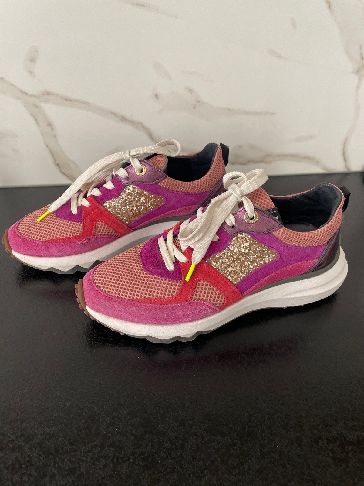 Floris van Bommel Noppi Sneakers Maat 37,5, Ophalen of Verzenden, Sneakers of Gympen, Roze, Gedragen
