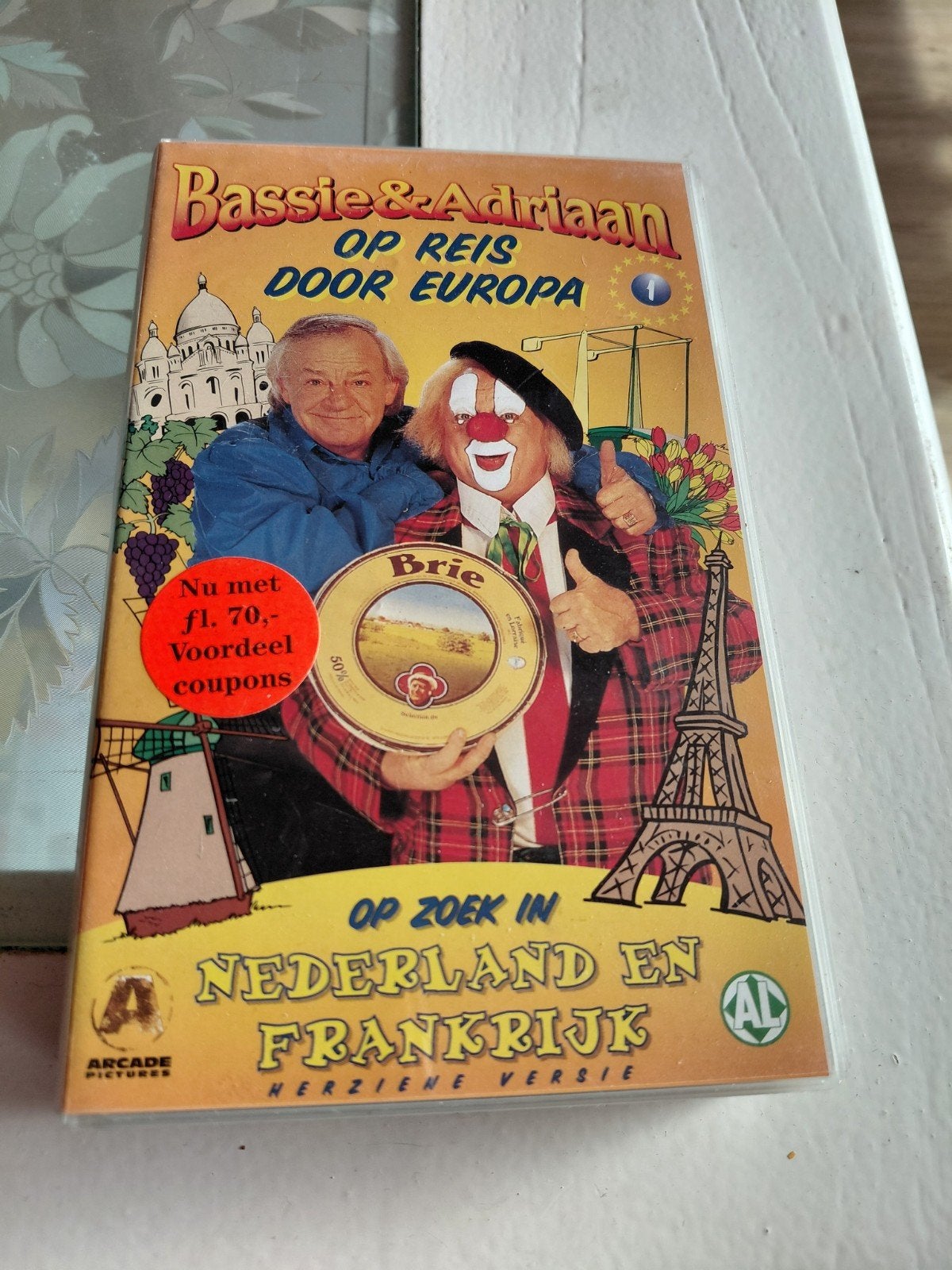 Bassie en Adriaan reis door Europa 1 Nederland Frankrijk #1, Cd's en Dvd's, Ophalen of Verzenden, Gebruikt, Kinderprogramma of -film