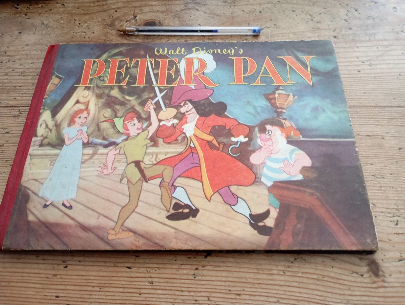vintage Peter Pan Plaatjesalbum Walt Disney, Boeken, Ophalen of Verzenden, Gelezen