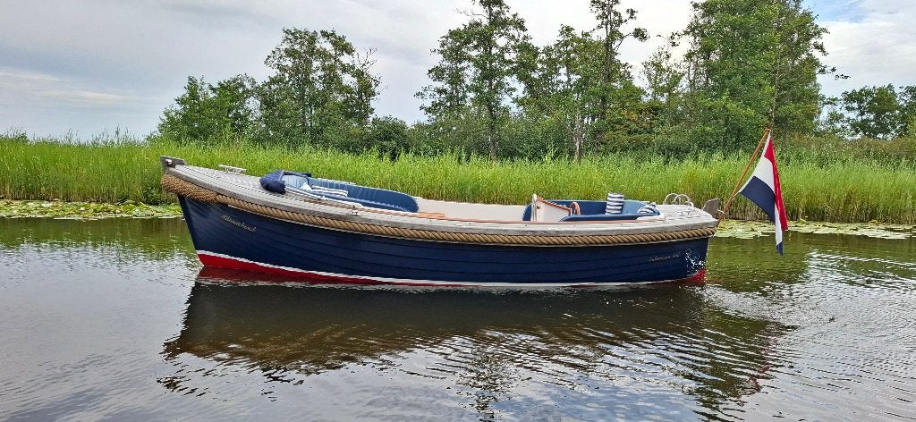 Enkhuizen 615  overnaadse spiegelsloep., Watersport en Boten, Sloepen, Zo goed als nieuw, Overige typen, Overige merken, Afdekzeil