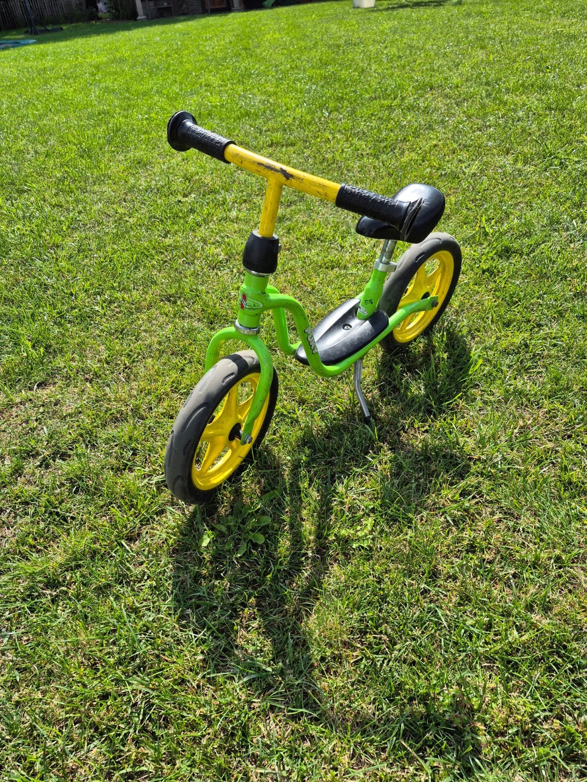Groene loopfiets puky, Ophalen, Gebruikt, Loopfiets