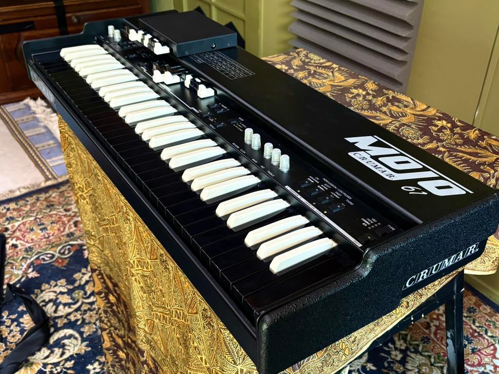 Crumar Mojo 61 Black Limited Edition Clonewheel Hammond, 61 toetsen, Zo goed als nieuw, Midi-aansluiting, Ophalen