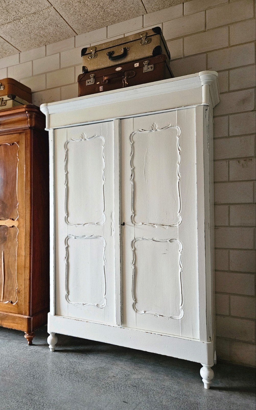 OPRUIMING Antieke Biedermeier meidenkast vintage kast, Ophalen of Verzenden