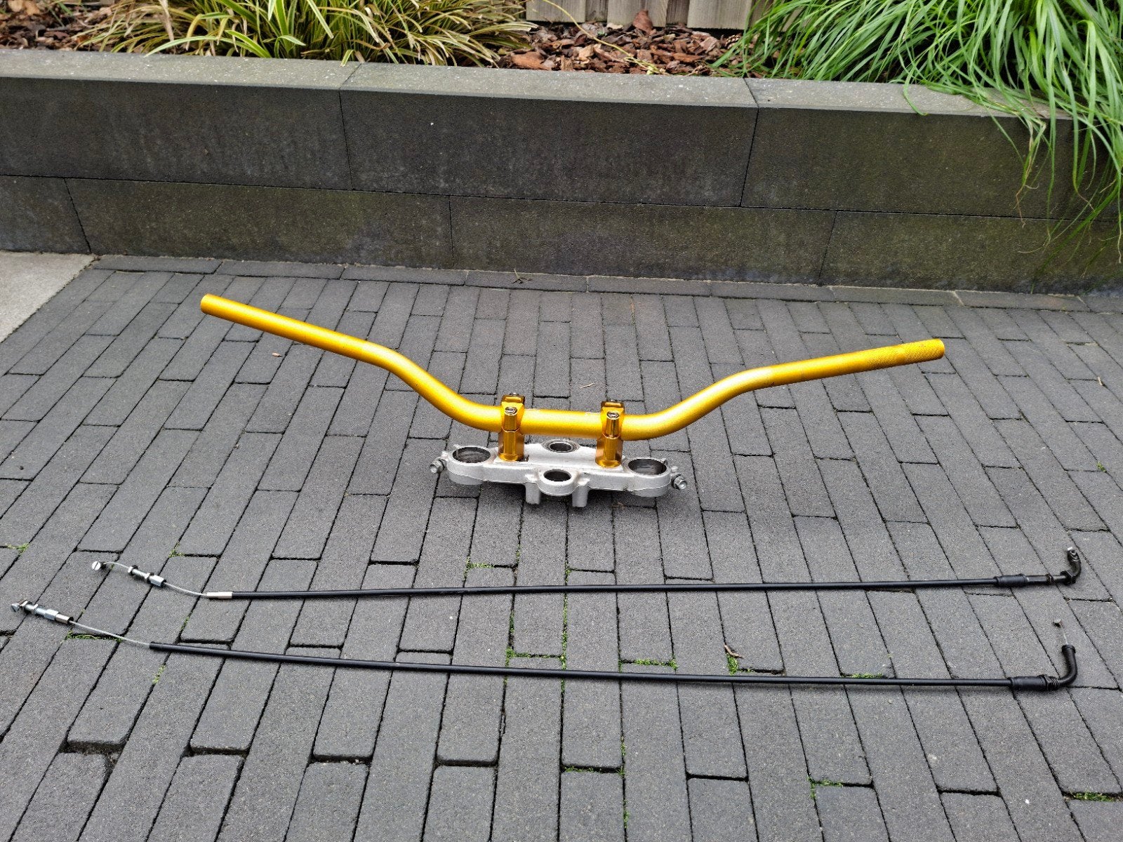 Recht stuur incl kroonplaat VFR 750 RC36/2, Motoren, Ophalen of Verzenden, Gebruikt