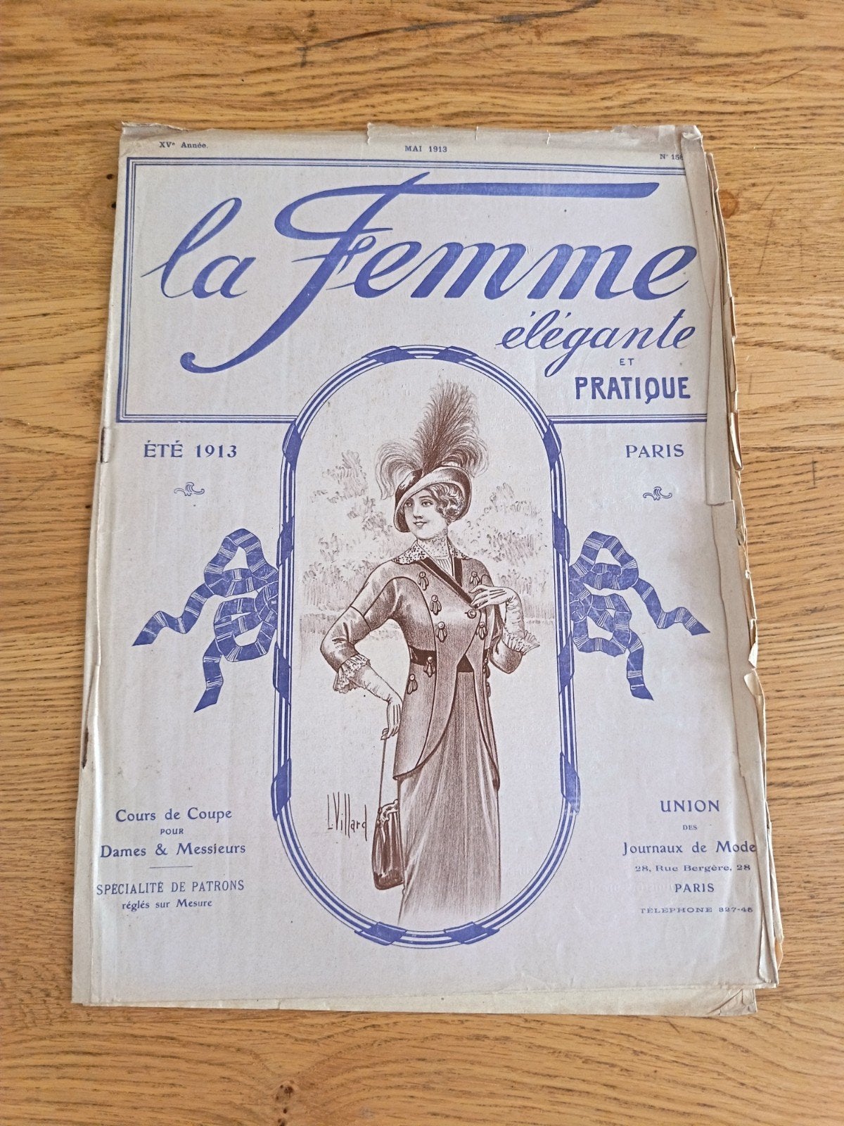 La Femme Élégante et Pratique - Mei 1913, Boeken, Ophalen of Verzenden, Gelezen, Damesbladen