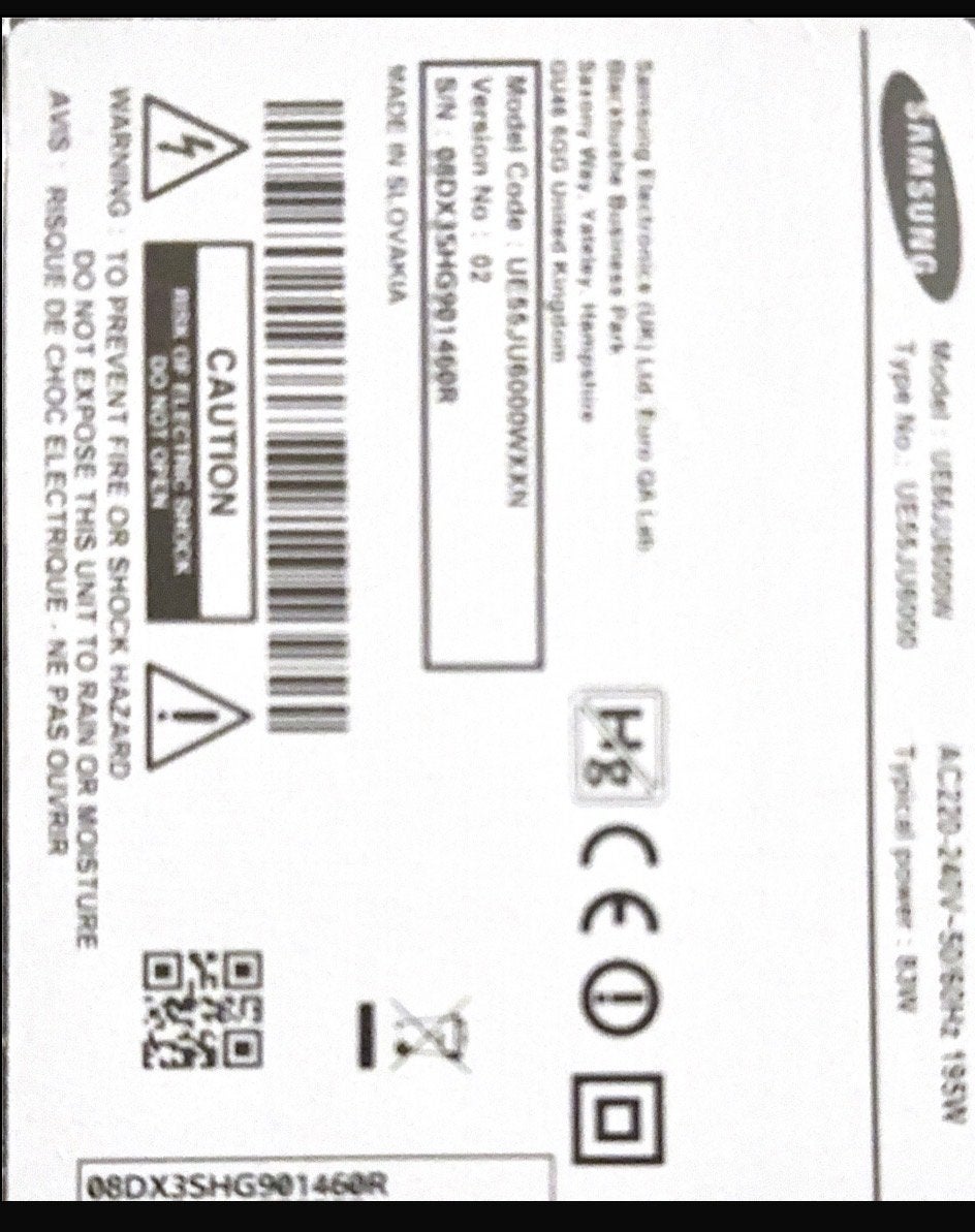 Defecte Samsung LCD TV (UE55JU6000W) gratis af te halen, Audio, Tv en Foto, Televisies, 50 Hz, Ophalen of Verzenden, Samsung, 100 cm of meer